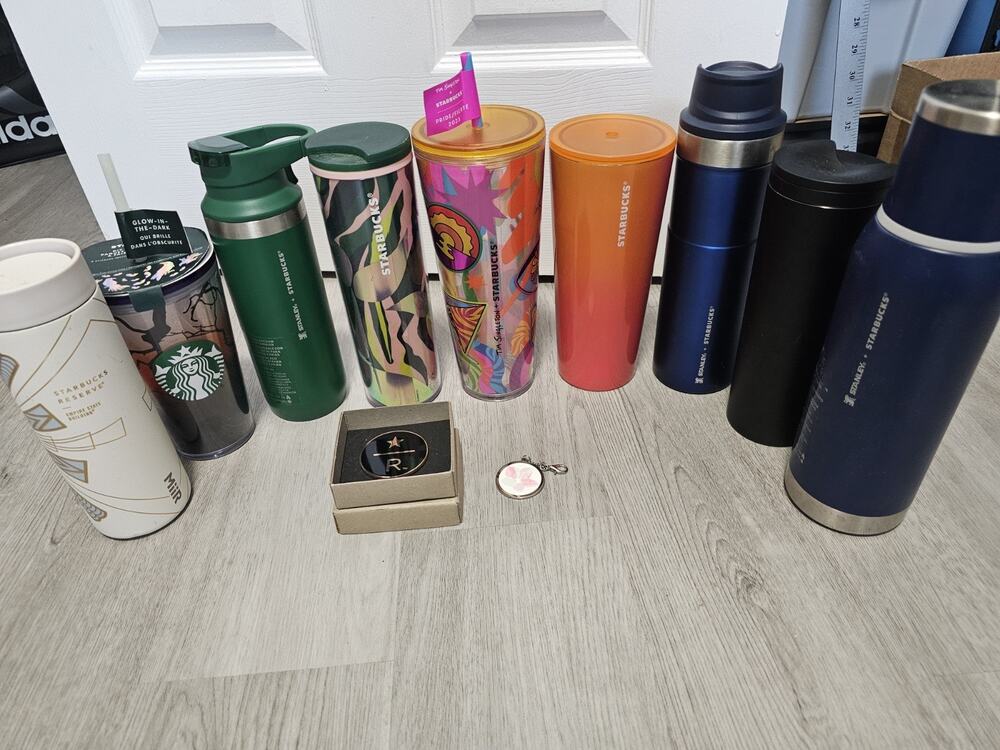 Starbucks Tumbler Lot W/ Different Sizes
